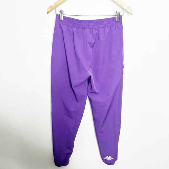KAPPA 222 Banda Bawon Track Pants grape Purple women's XS elastic logo pull on - Picture 6 of 6